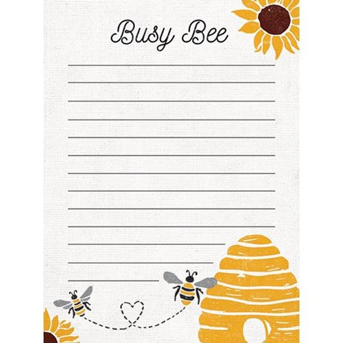 Busy Bee Notepad